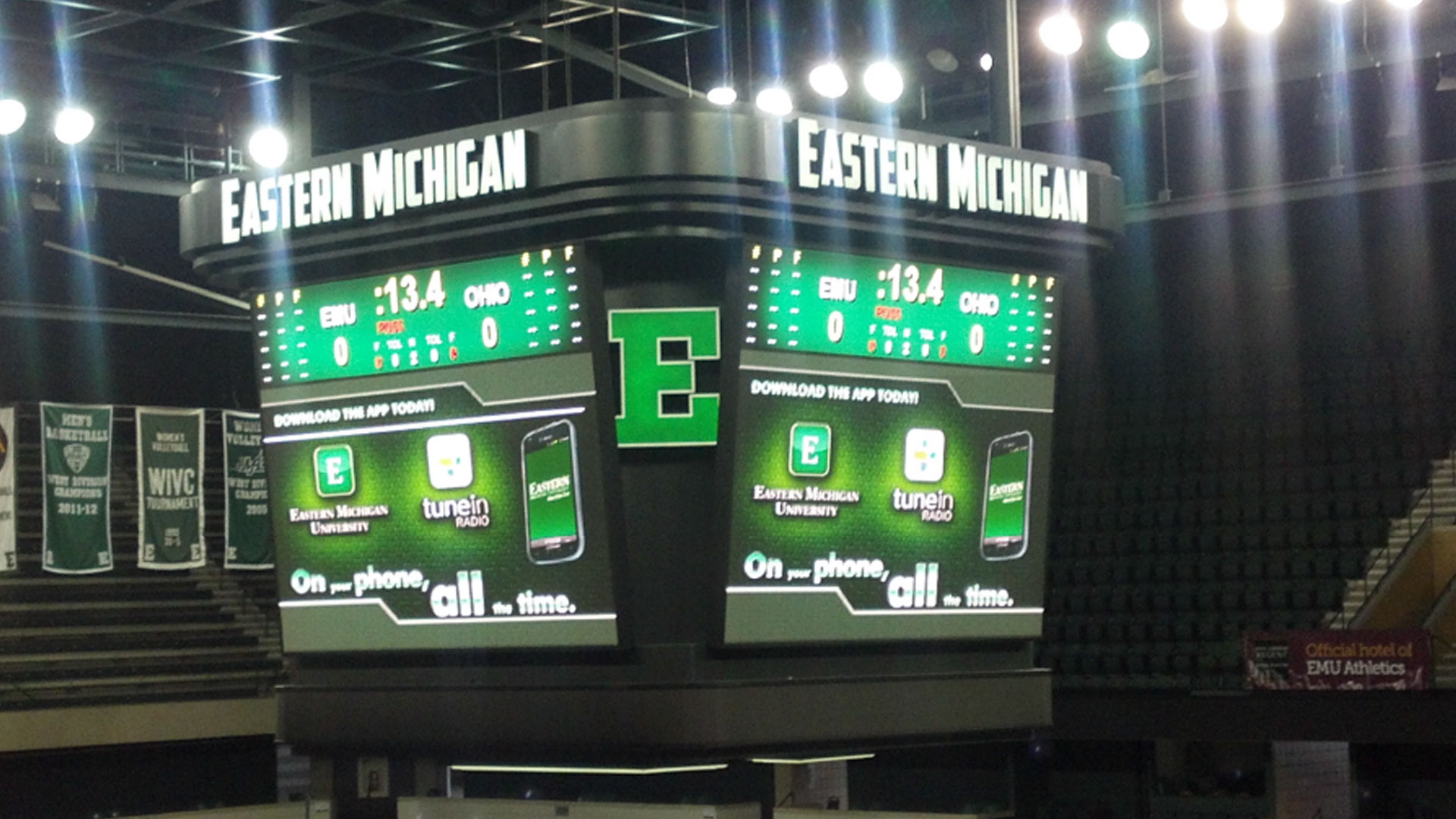 Eastern Michigan Arena LED EMC Digital Display Screens