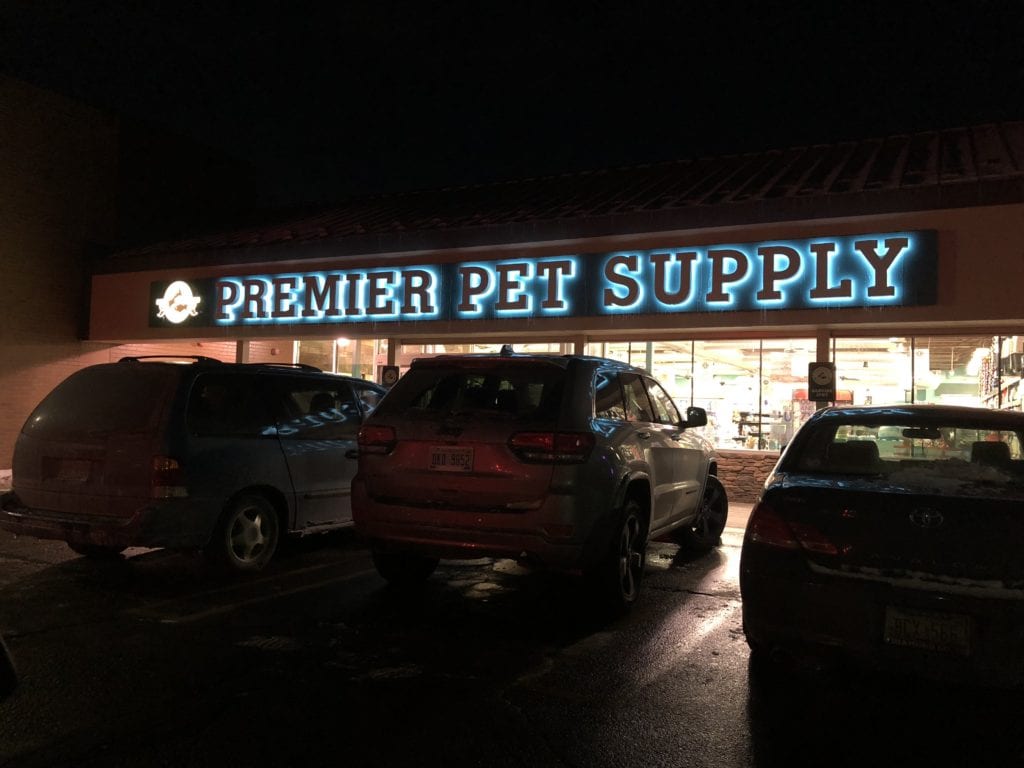 Premier Pet Supply - blue halo lit