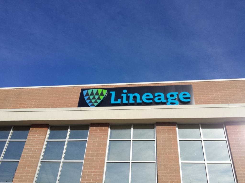 WALL SIGN FOR LINEAGE