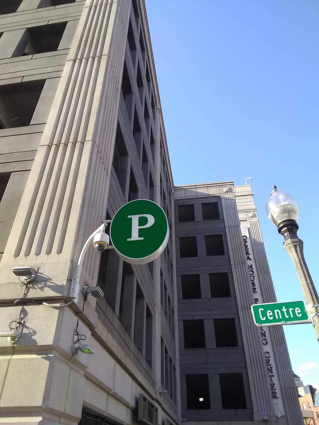 Detroit Opera House Parking Sign