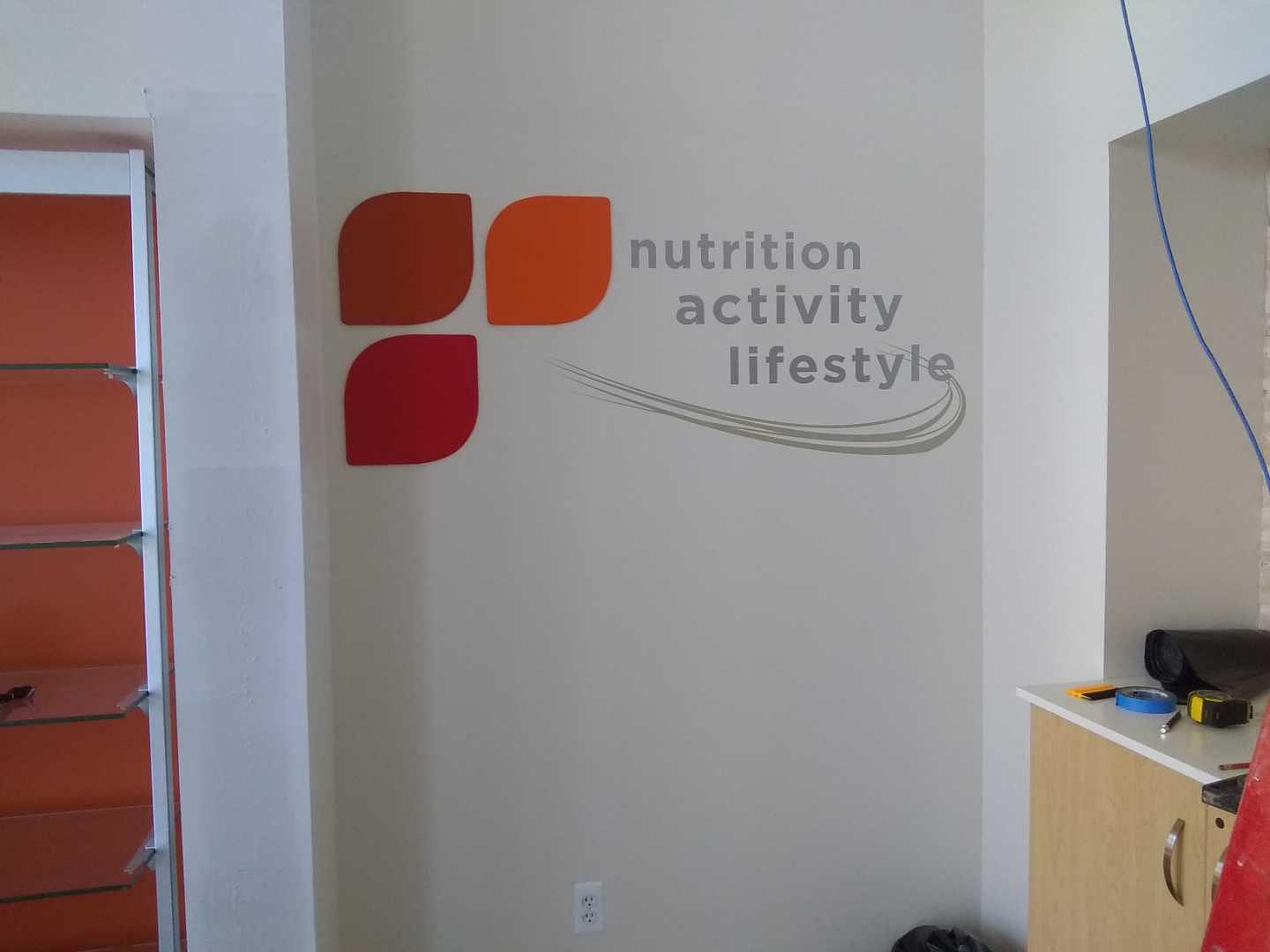 Nutrition Office Wall VInyl graphics logo